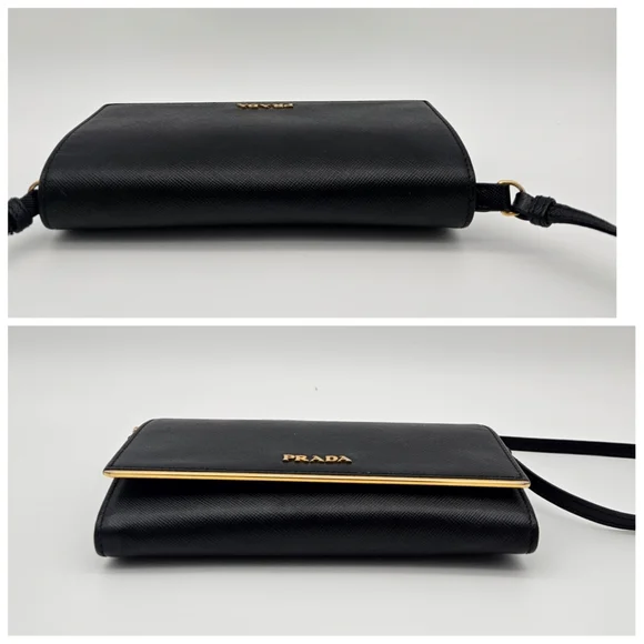 Authentic Prada Saffiano Leather Shoulder Bag #4296M - Picture 5 of 10